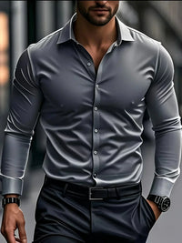 Hunter | Elegante Camicia da Uomo a Maniche Lunghe