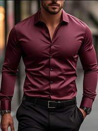 Hunter | Elegante Camicia da Uomo a Maniche Lunghe