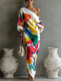 Soraya | Abito Maxi Monospalla
