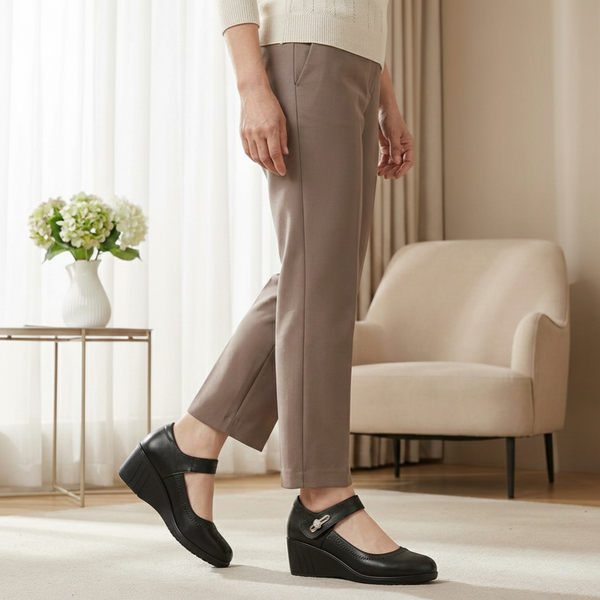 Camille | Elegante Scarpe con Tacco in Pelle Vegana