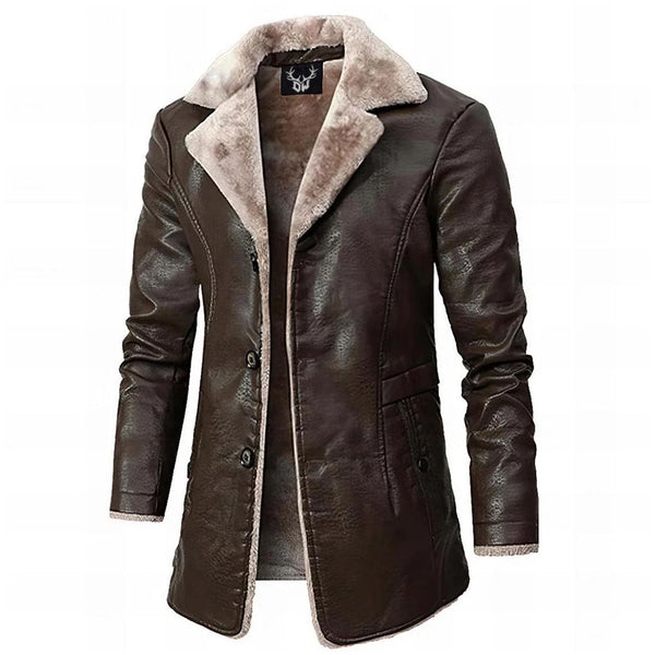 Laurent Monaco | Elegante Giacca in Pelle