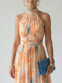 Violet & Grace | Abito Midi con Collo Halter