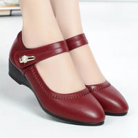 Camille | Elegante Scarpe con Tacco in Pelle Vegana