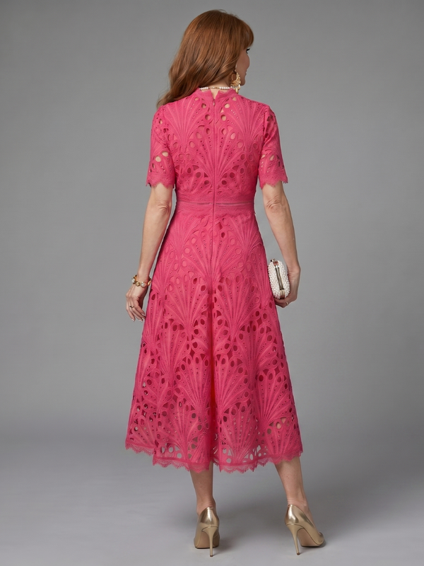 Juno | Abito Midi in Pizzo