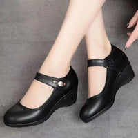 Camille | Elegante Scarpe con Tacco in Pelle Vegana