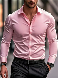 Hunter | Elegante Camicia da Uomo a Maniche Lunghe