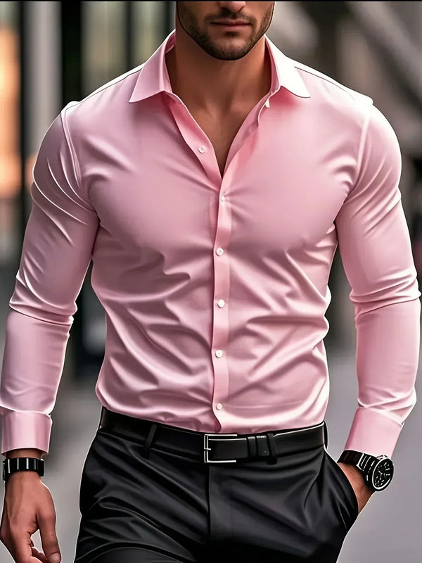 Hunter | Elegante Camicia da Uomo a Maniche Lunghe