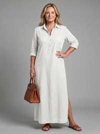 Veronica | Abito Maxi a Maniche Lunghe