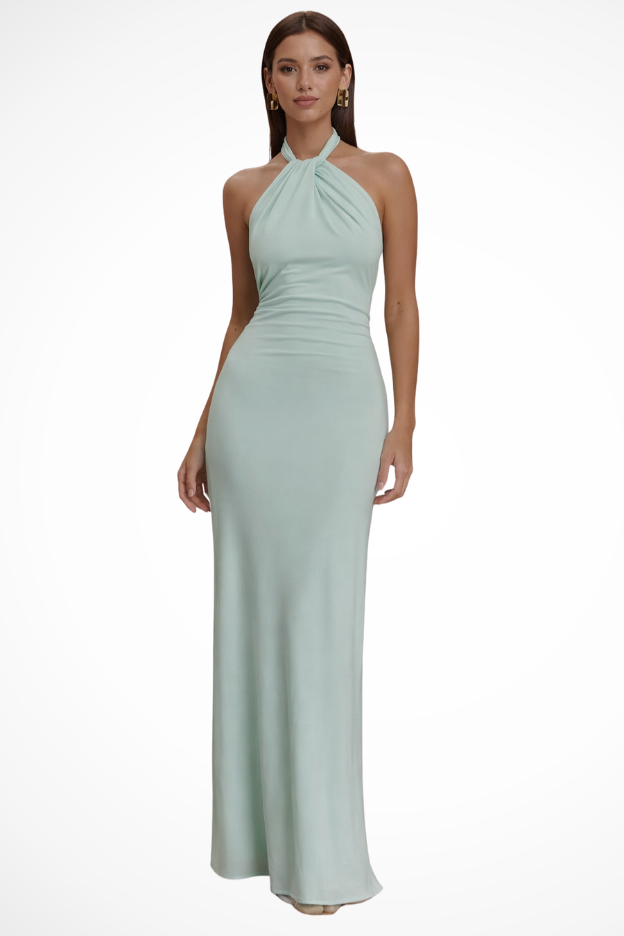 Bronte | Abito Maxi con Collo Halter