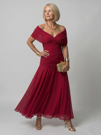 Violet & Grace | Abito Midi con Spalle Scoperte