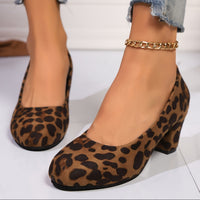 Wide-Toe Heels | Scarpe con Tacco in Pelle Vegana