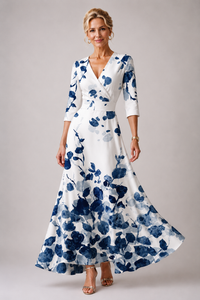 Ysa | Chic Abito con Motivo Floreale