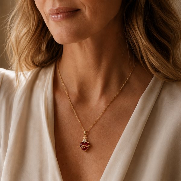 Sacred Heart | Collana Rosso