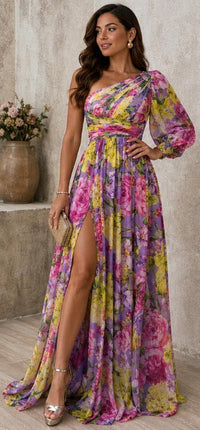 Violet & Grace | Abito con Motivo Floreale