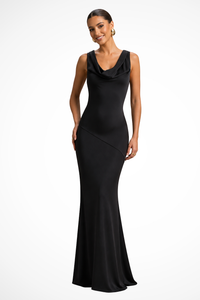 Isadora | Abito Maxi in Raso