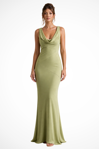 Isadora | Abito Maxi in Raso