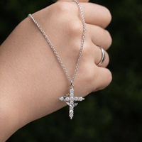 Cross & Crown | Collana Oro