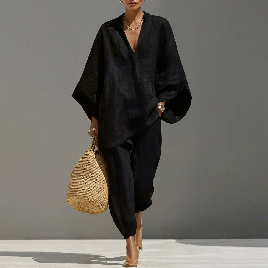 Marine | Completo Due Pezzi con Scollo a V