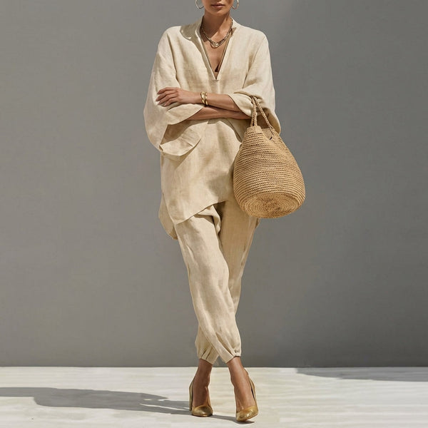 Marine | Completo Due Pezzi con Scollo a V