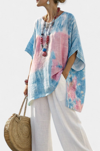 Elisea | Pantaloni da Donna in Lino a Righe