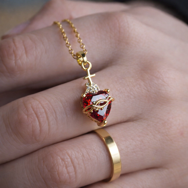 Sacred Heart | Collana Rosso