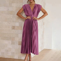 Violet & Grace | Abito Midi Plissettato