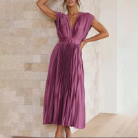 Violet & Grace | Abito Midi Plissettato