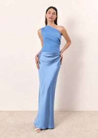 Violet & Grace | Elegante Abito Maxi in Raso