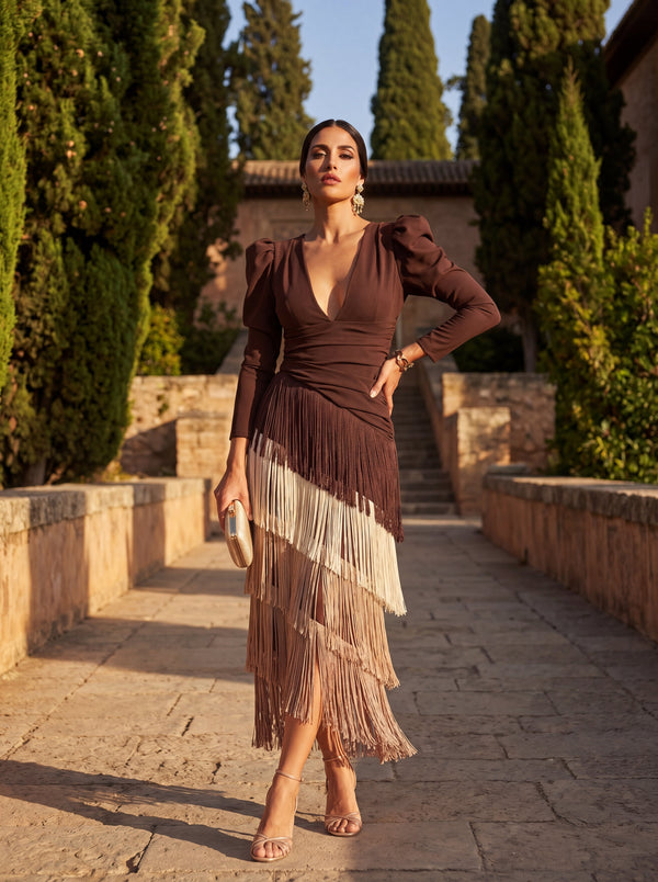 Ronda | Abito Maxi Drappeggiato