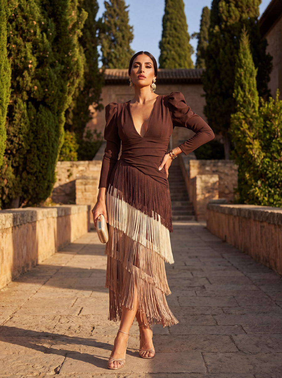 Ronda | Abito Maxi Drappeggiato