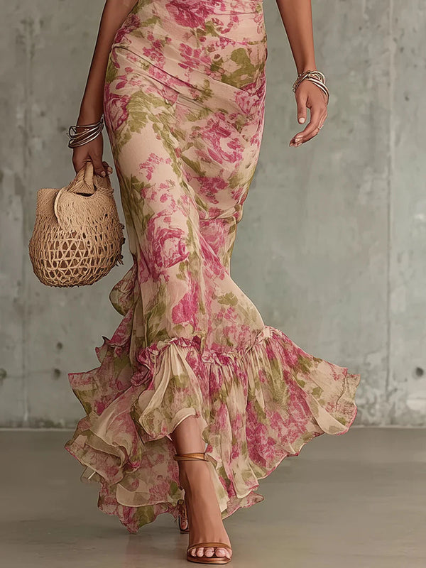 Fiora | Vintage Abito Maxi