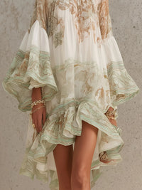 Rosalie | Abito Mini in Chiffon con Volant