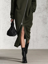 ARMY | Abito Midi con Zip