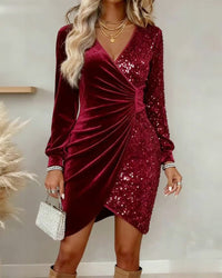 BRIAR | Abito Midi con Scollo a V