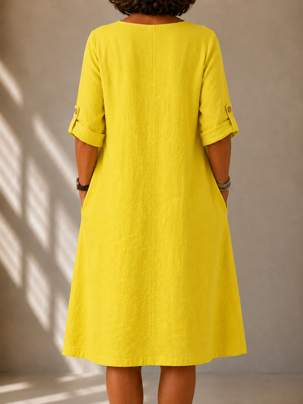 Sylvie | Abito Midi con Scollo a V