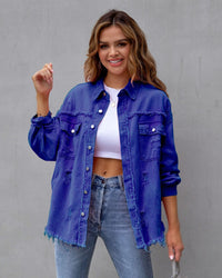Cecilia | Oversize Giacca da Donna in Denim