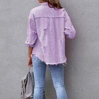 Cecilia | Oversize Giacca da Donna in Denim