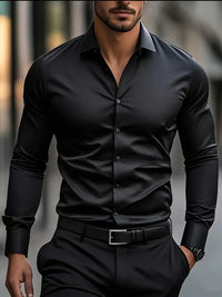 Hunter | Elegante Camicia da Uomo a Maniche Lunghe