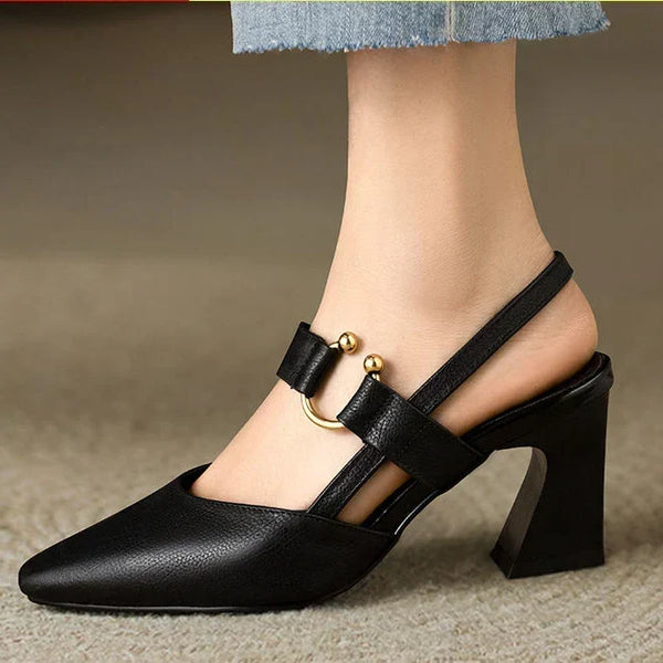 Élise | Elegante Scarpe con Tacco Nero