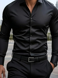 Hunter | Elegante Camicia da Uomo a Maniche Lunghe