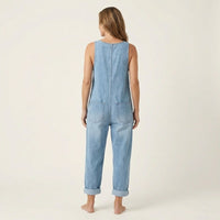Liva | Tuta in Denim con Bottoni