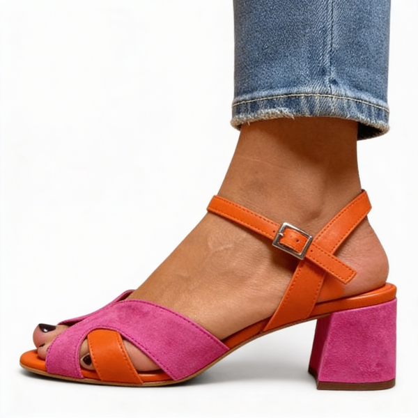 Paulina | Elegante Scarpe con Tacco Rosa