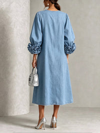 Abito Midi in Denim