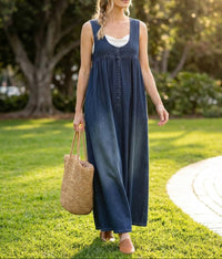 Karen | Vintage Abito in Denim