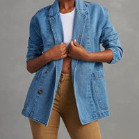 Yasmin | Oversize Giacca da Donna in Denim