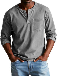 Connor | Retrò Camicia da Uomo a Maniche Lunghe