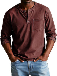 Connor | Retrò Camicia da Uomo a Maniche Lunghe