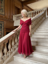 Violet & Grace | Abito Midi con Spalle Scoperte