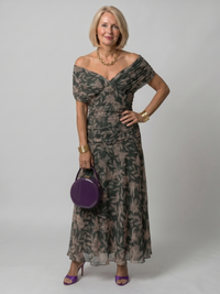 Violet & Grace | Abito Midi con Spalle Scoperte