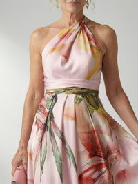 Amiel | Abito Maxi con Motivo Floreale